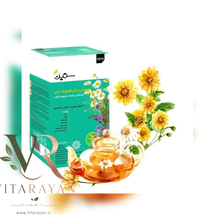 دمنوش بادرنجبویه ترکیبی دکتر بیز | آرامشبخش طبیعی ۲۰عددی